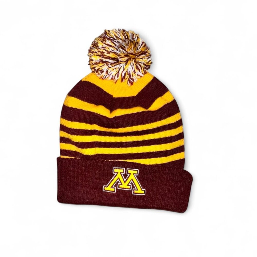 University of Minnesota U of MN Gophers Unisex Gold and Maroon Winter Beanie Hat